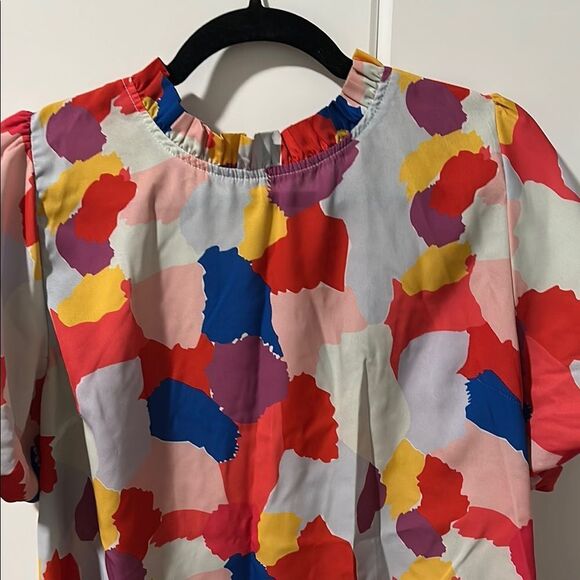 Colorful Abstract Pattern top - Picture 2 of 4